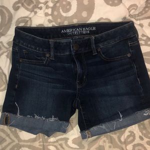 Denim shorts
